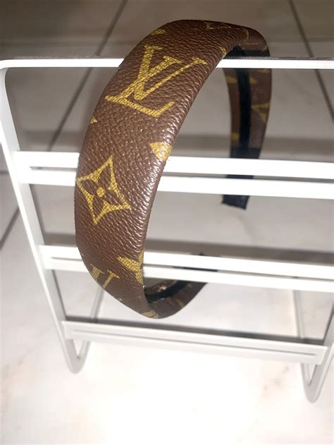 louis vuitton headband etsy